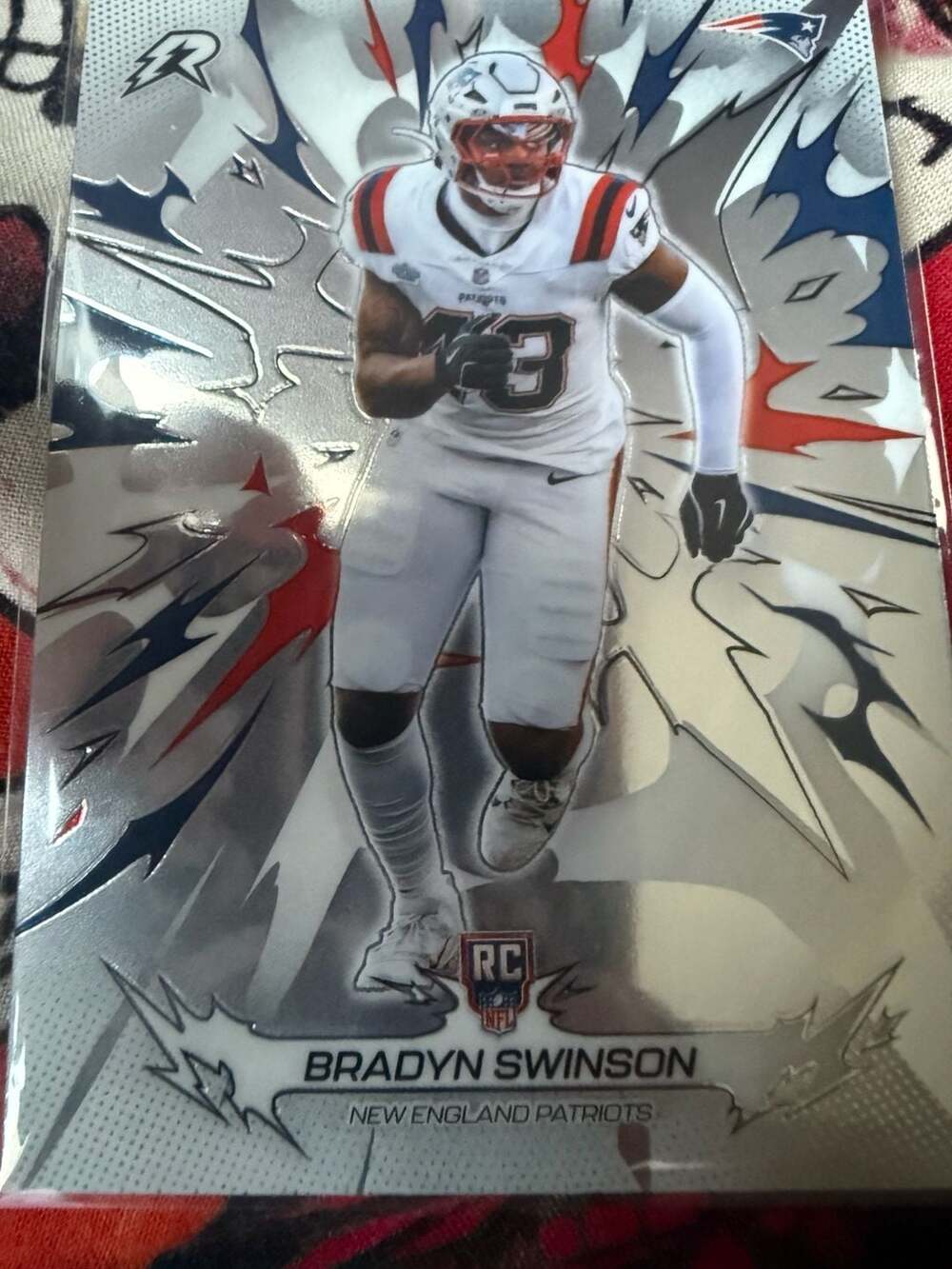 2026 Topps Bradyn Swinson New England Patriots Rookie Card #162